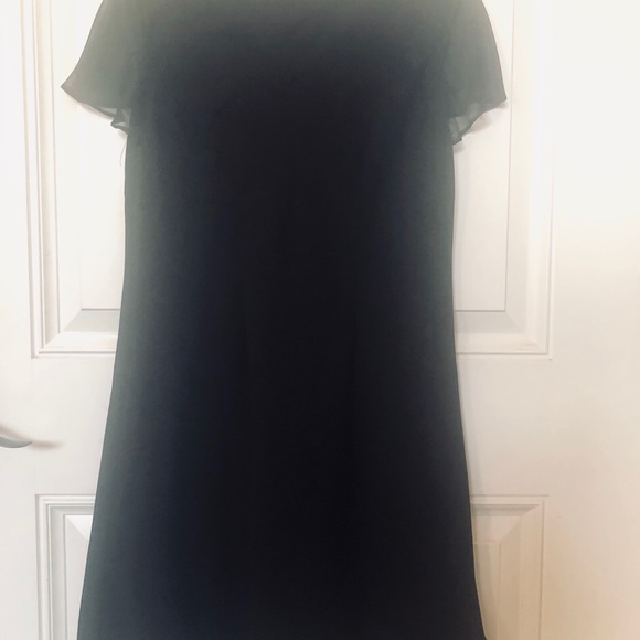 Jones New York Black Petite Chiffon Dress Size 6 - Picture 7 of 7